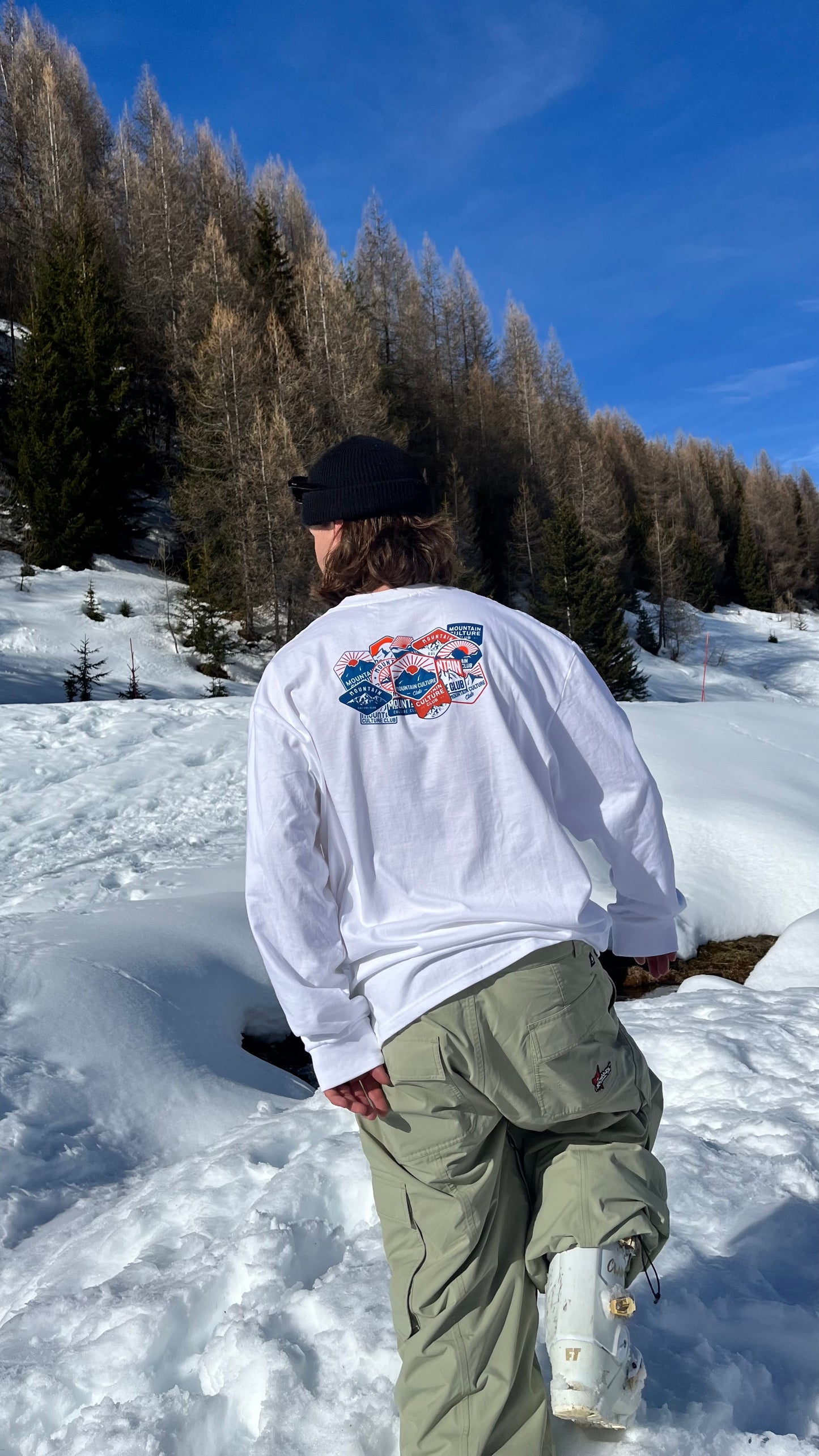 Long Sleeve Sticker Tee