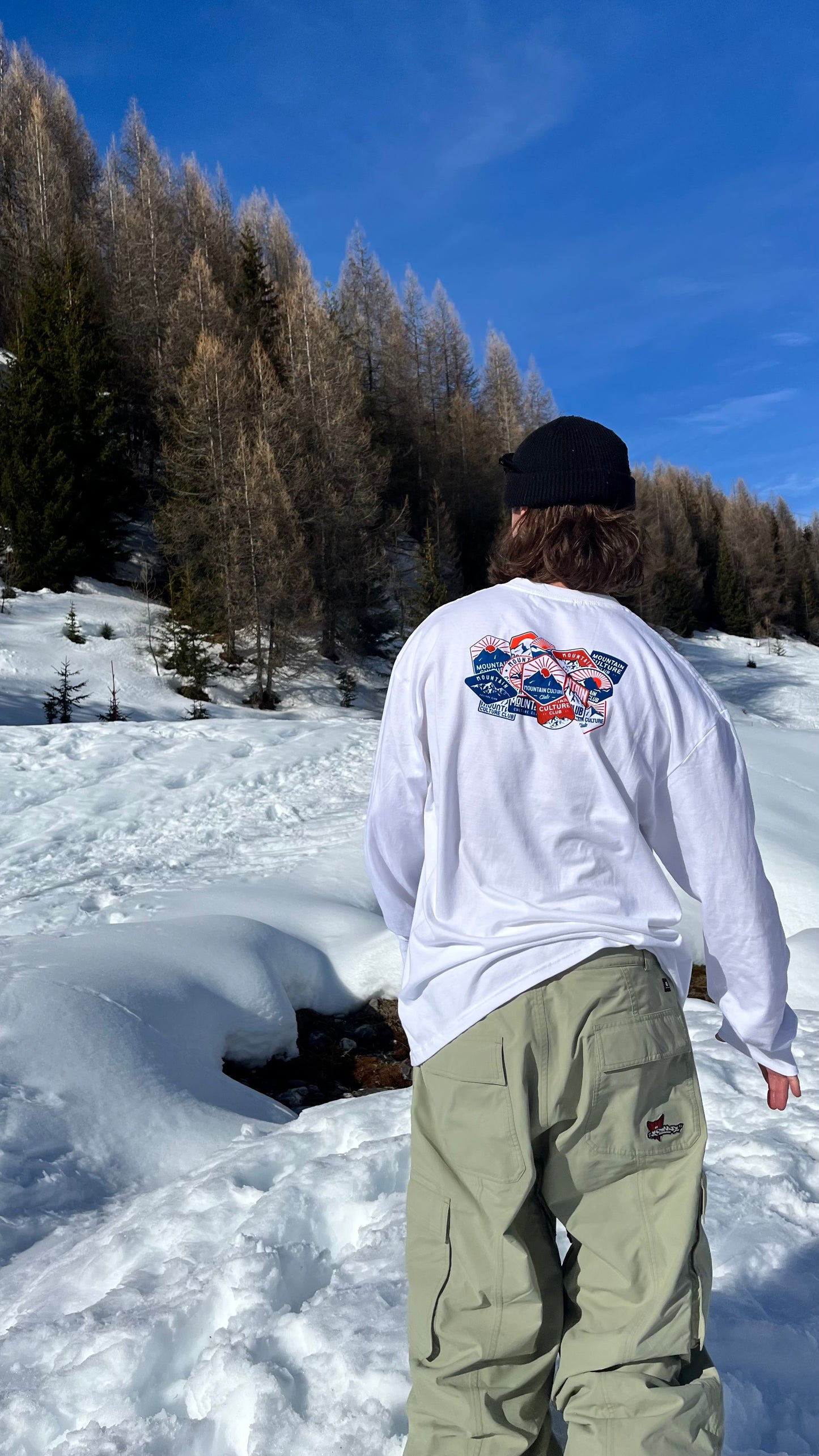 Long Sleeve Sticker Tee