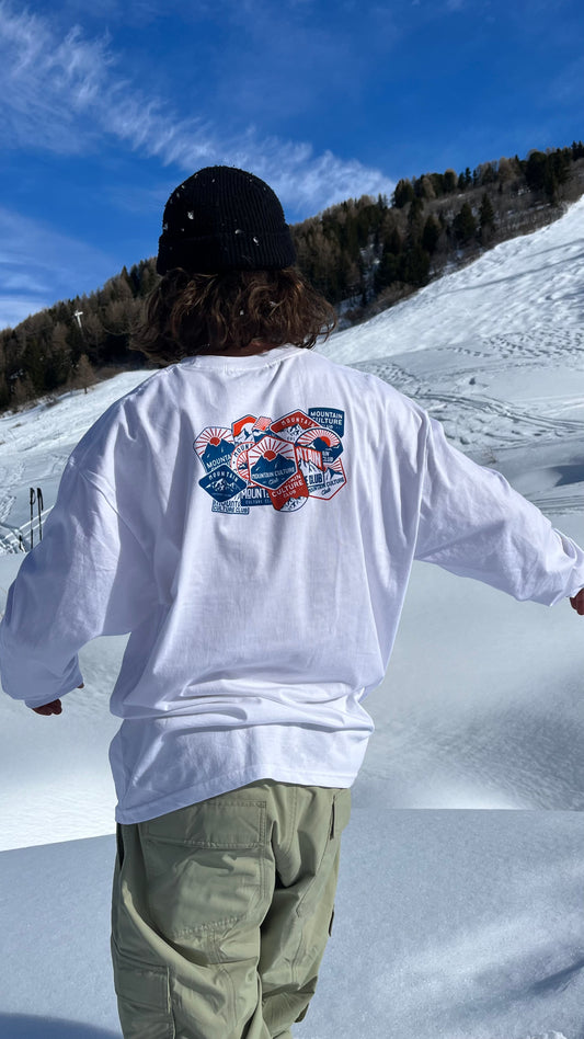 Long Sleeve Sticker Tee