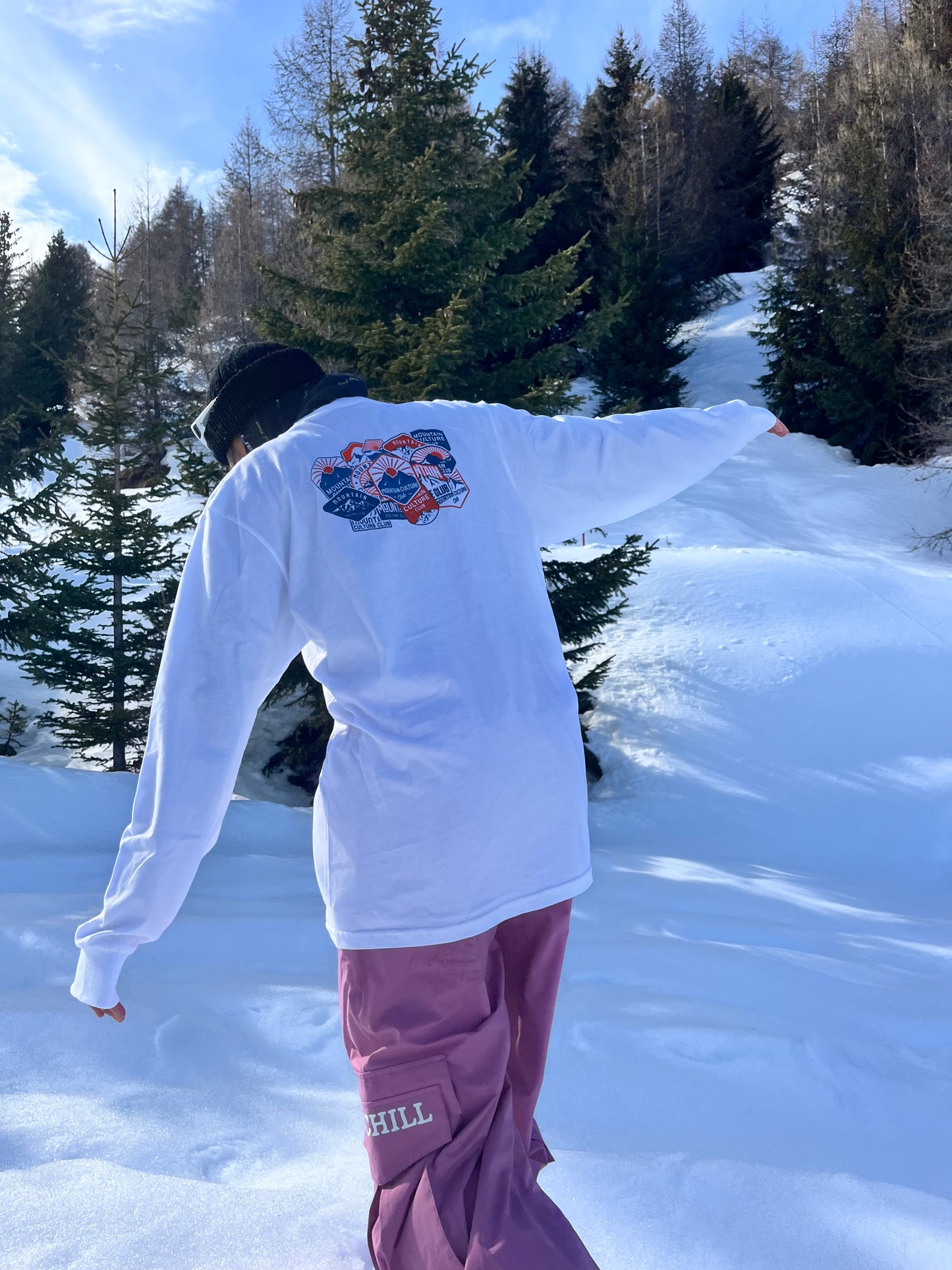Long Sleeve Sticker Tee
