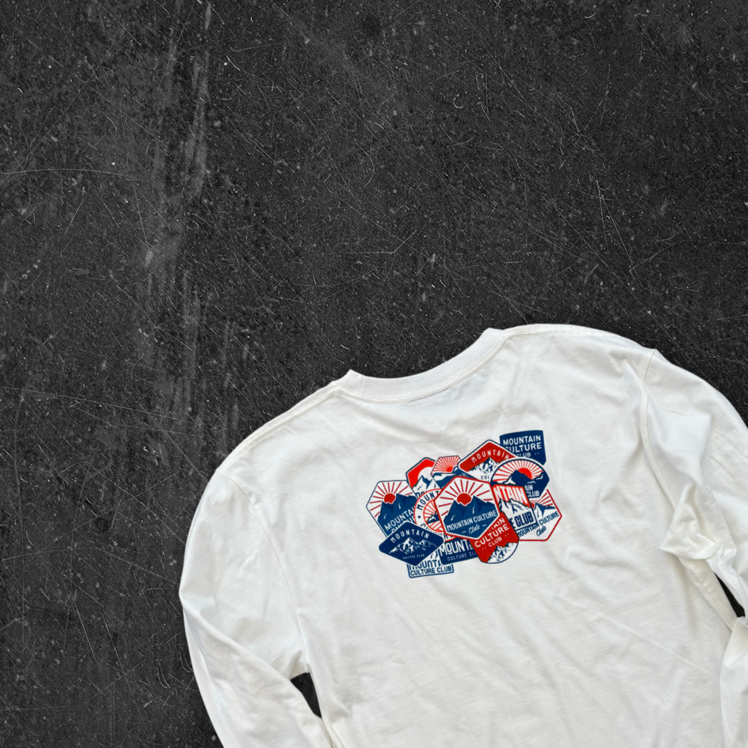 Long Sleeve Sticker Tee
