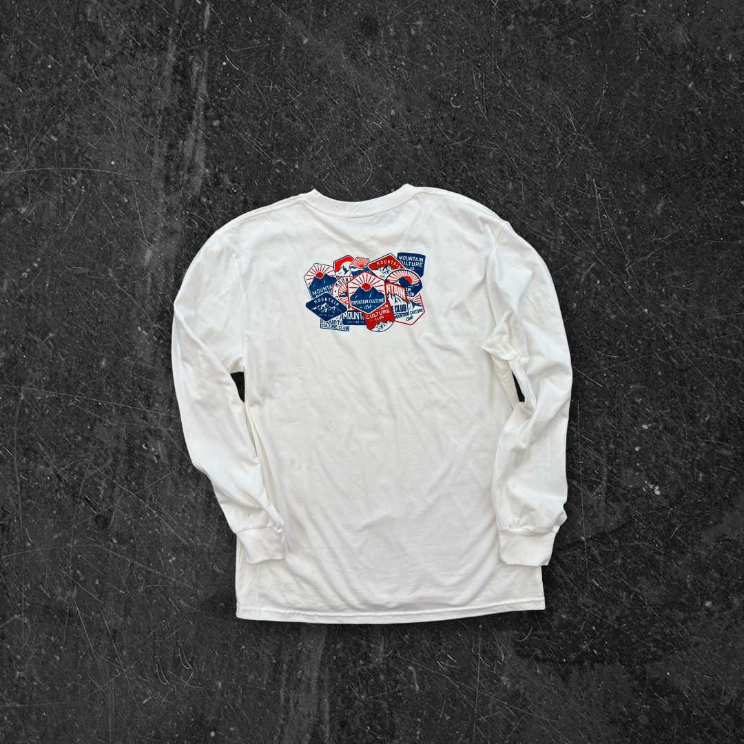 Long Sleeve Sticker Tee
